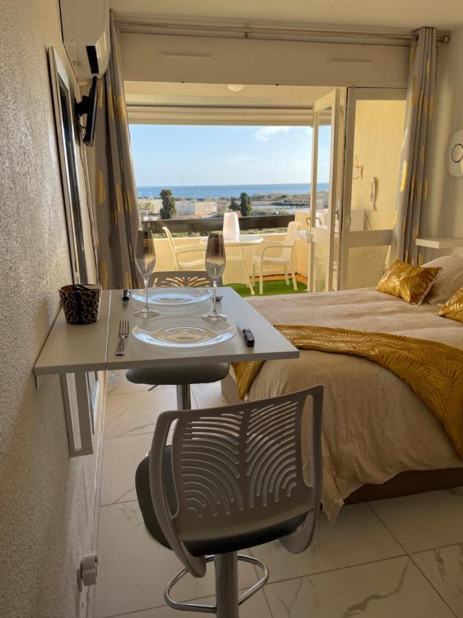 SHOWTIME NATURISTE PORT NATURE 6 parking privé clim ascenseur vue mer Agde Extérieur photo